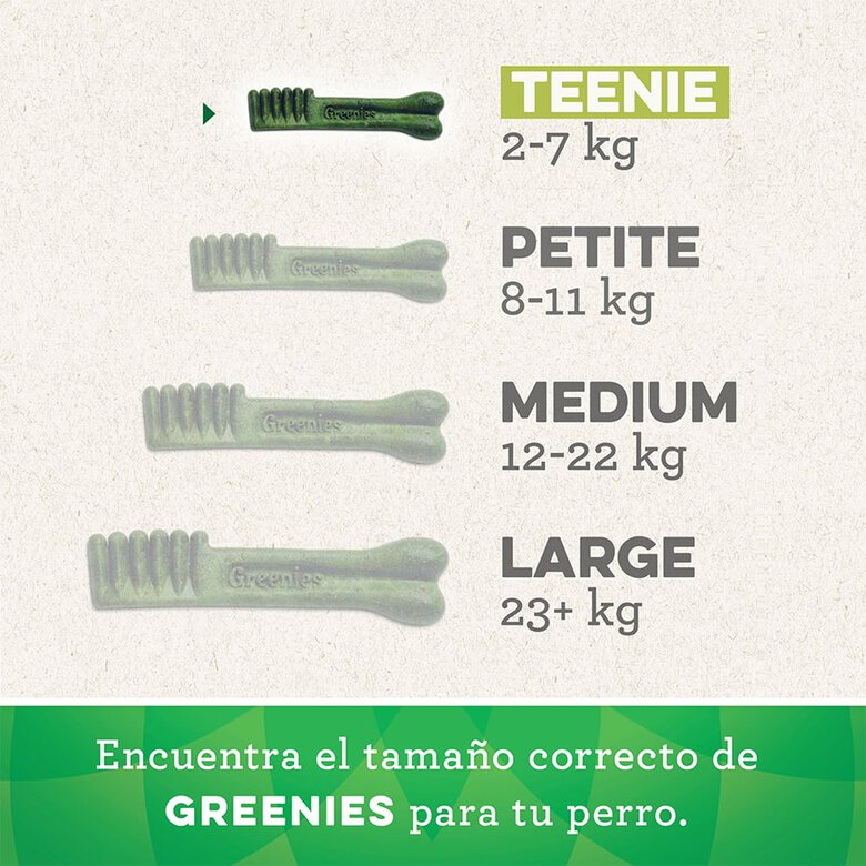 Greenies Snacks Dentários 100% Naturais Teenie para cães Toy, , large image number null